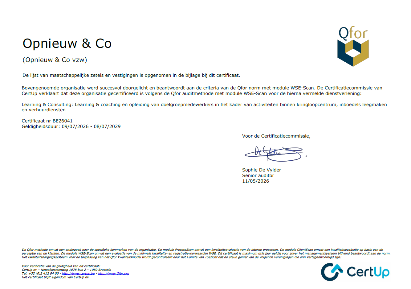 certificaat